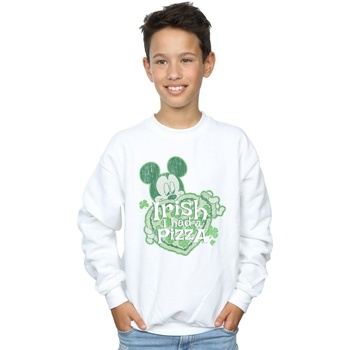 textil Niño Sudaderas Disney Mickey Mouse Shamrock Pizza Blanco