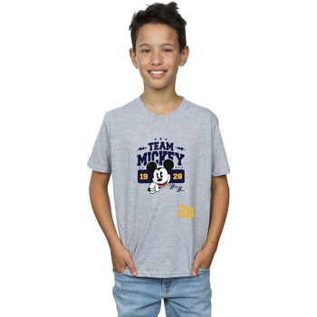 textil Niño Tops y Camisetas Disney Mickey Mouse Team Mickey Gris