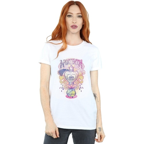textil Mujer Camisetas manga larga Harry Potter Love Potion Blanco
