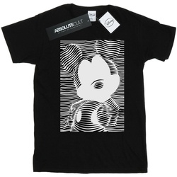 textil Niño Camisetas manga corta Disney Mickey Mouse Lines Negro