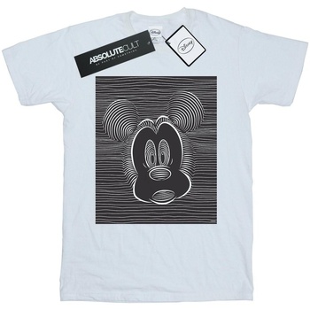 textil Niño Camisetas manga corta Disney Mickey Mouse Magic Eye Blanco