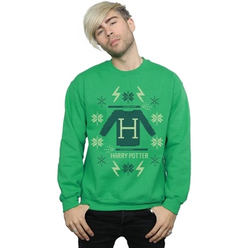 textil Hombre Sudaderas Harry Potter Christmas Knit Verde