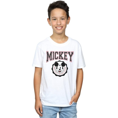 textil Niño Camisetas manga corta Disney Mickey Mouse New York Seal Blanco
