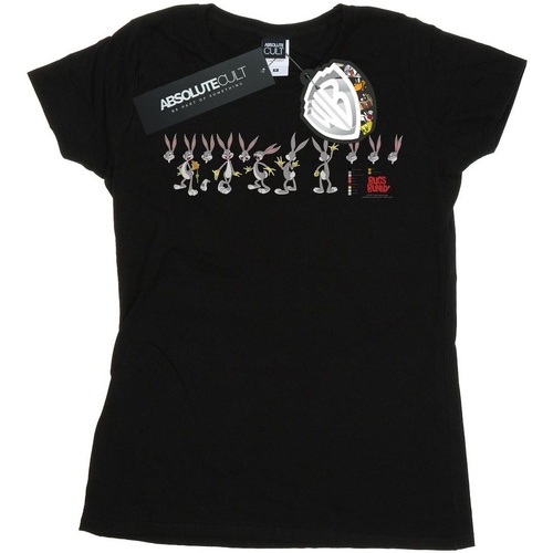 textil Mujer Camisetas manga larga Dessins Animés Bugs Bunny Colour Code Negro