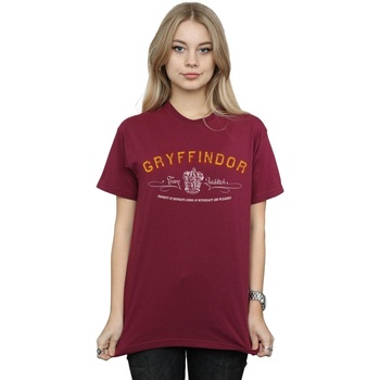 textil Mujer Camisetas manga larga Harry Potter Gryffindor Team Quidditch Multicolor