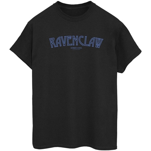 textil Mujer Camisetas manga larga Harry Potter Ravenclaw Logo Negro