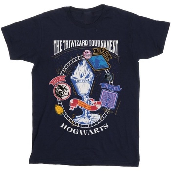 textil Mujer Camisetas manga larga Harry Potter Triwizard Poster Azul
