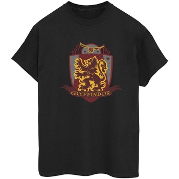 textil Mujer Camisetas manga larga Harry Potter Gryffindor Chest Badge Negro
