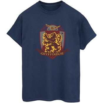 textil Mujer Camisetas manga larga Harry Potter Gryffindor Chest Badge Azul