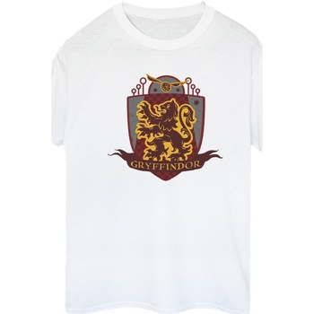 textil Mujer Camisetas manga larga Harry Potter Gryffindor Chest Badge Blanco