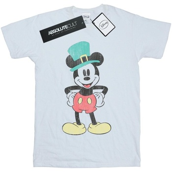 Disney Mickey Mouse Leprechaun Hat Blanco