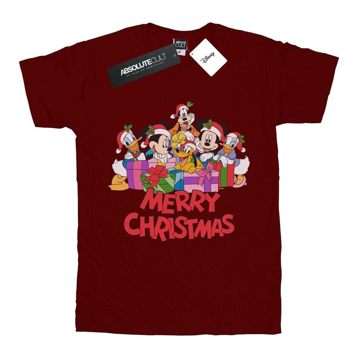 textil Niño Camisetas manga corta Disney Mickey Mouse And Friends Christmas Multicolor