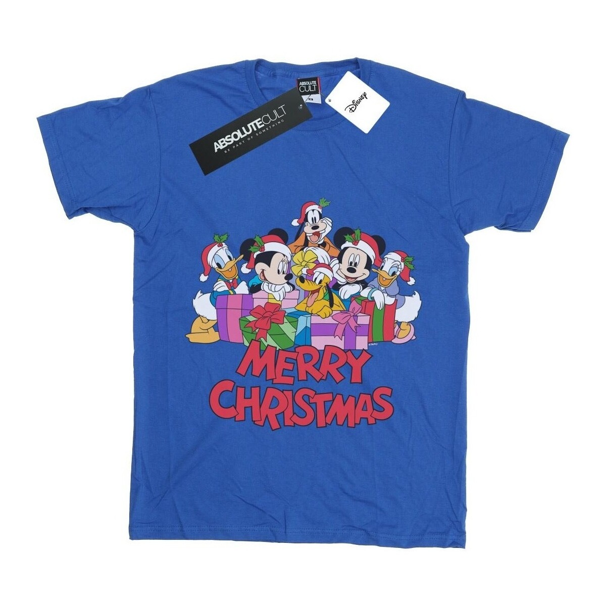 textil Niño Camisetas manga corta Disney Mickey Mouse And Friends Christmas Azul