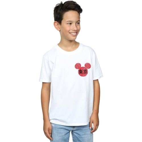 textil Niño Tops y Camisetas Disney Mickey Mouse Symbol Blanco
