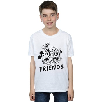 textil Niño Camisetas manga corta Disney Mickey Mouse And Friends Blanco