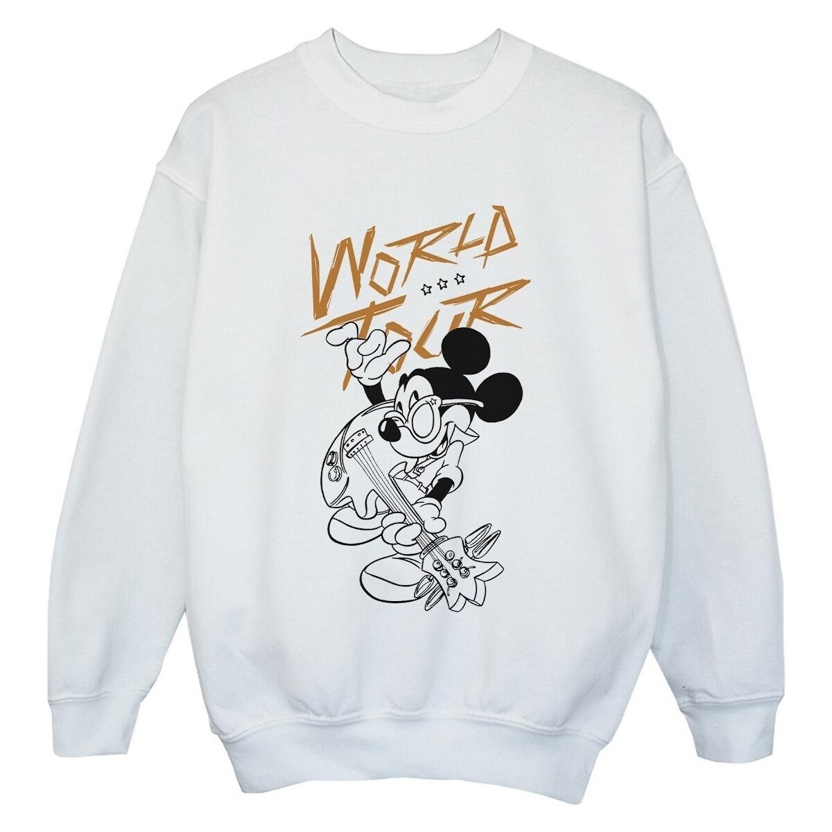 textil Niño Sudaderas Disney Mickey Mouse World Tour Line Blanco
