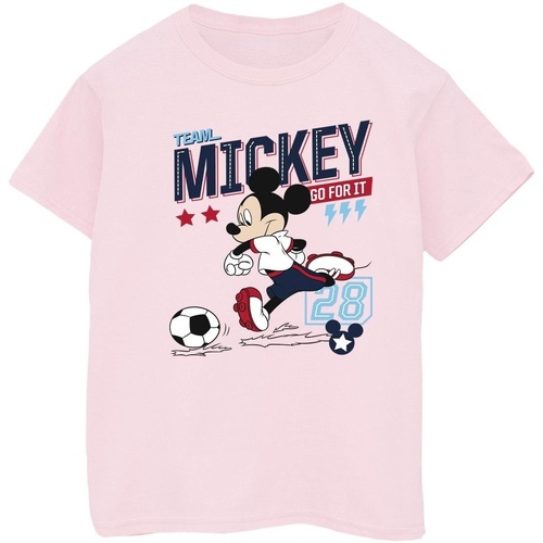 textil Niño Camisetas manga corta Disney  Rojo