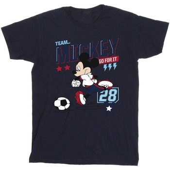 textil Niño Tops y Camisetas Disney Mickey Mouse Team Mickey Football Azul