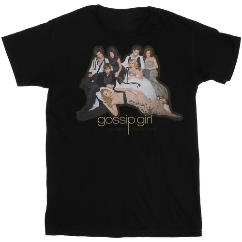 textil Hombre Camisetas manga larga Gossip Girl Group Pose Negro