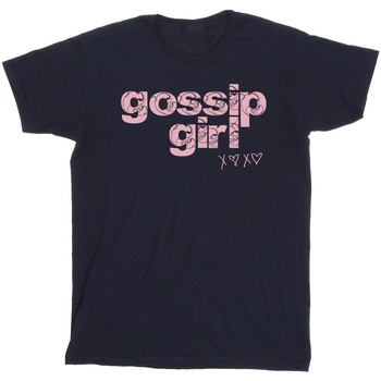 textil Hombre Camisetas manga larga Gossip Girl Swirl Logo Azul