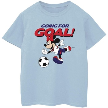 textil Niño Camisetas manga corta Disney Minnie Mouse Going For Goal Azul