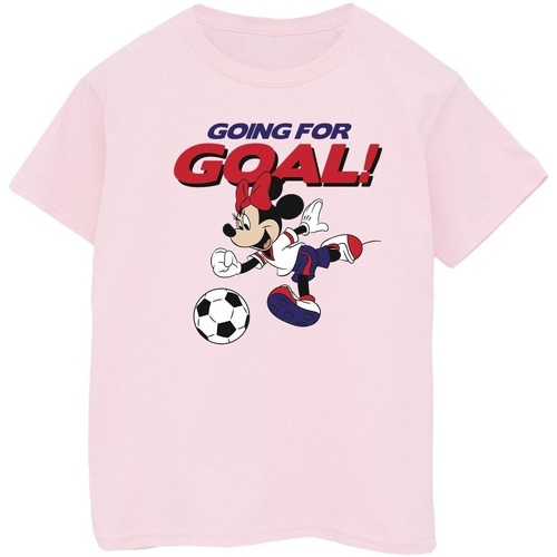 textil Niño Camisetas manga corta Disney Minnie Mouse Going For Goal Rojo