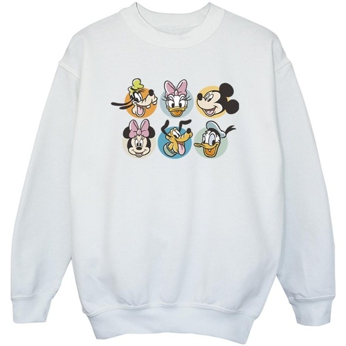 textil Niña Sudaderas Disney Mickey Mouse And Friends Faces Blanco