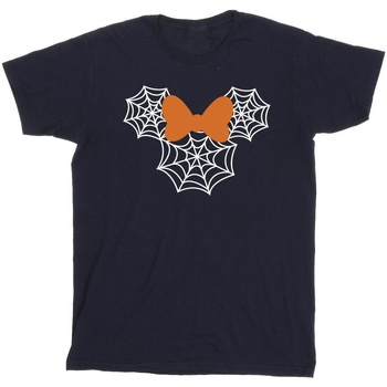 textil Niño Camisetas manga corta Disney Minnie Mouse Spider Web Head Azul