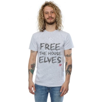 textil Hombre Camisetas manga larga Harry Potter  Gris