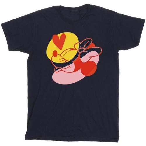 textil Niño Camisetas manga corta Disney Minnie Mouse Tongue Heart Azul