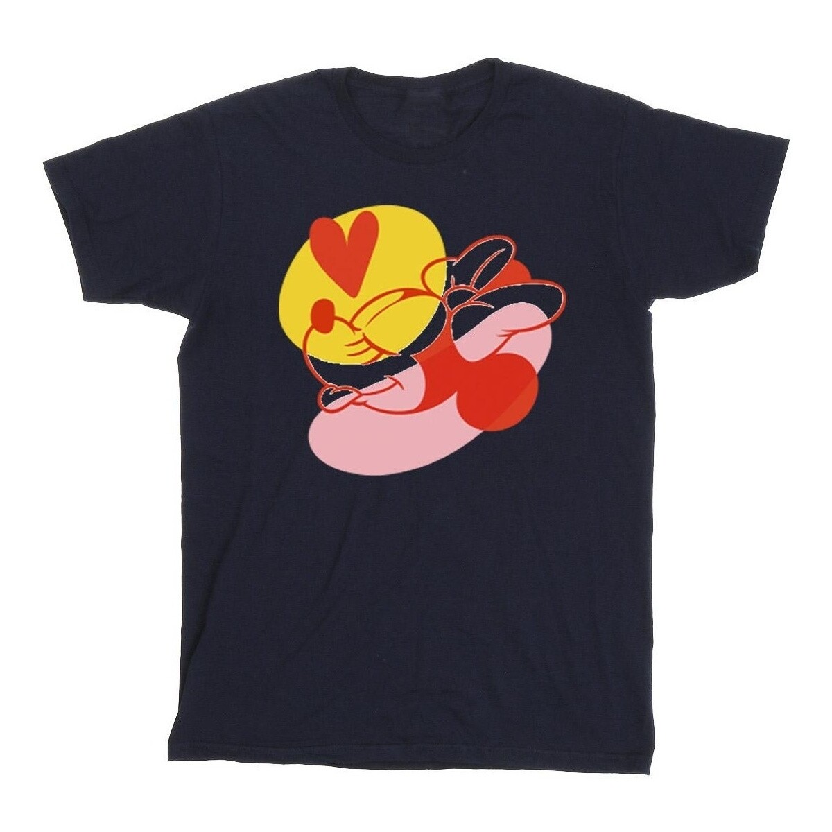 textil Niño Camisetas manga corta Disney Minnie Mouse Tongue Heart Azul