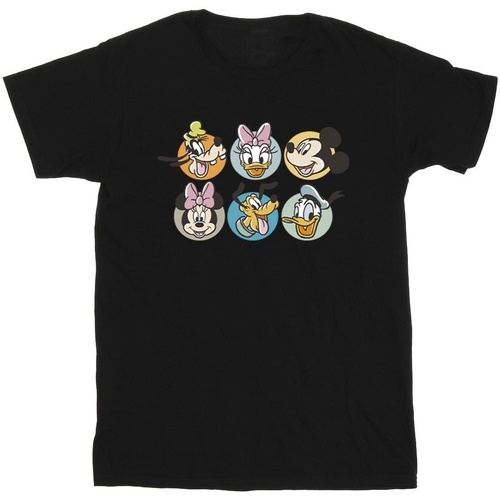 textil Niño Camisetas manga corta Disney Mickey Mouse And Friends Faces Negro