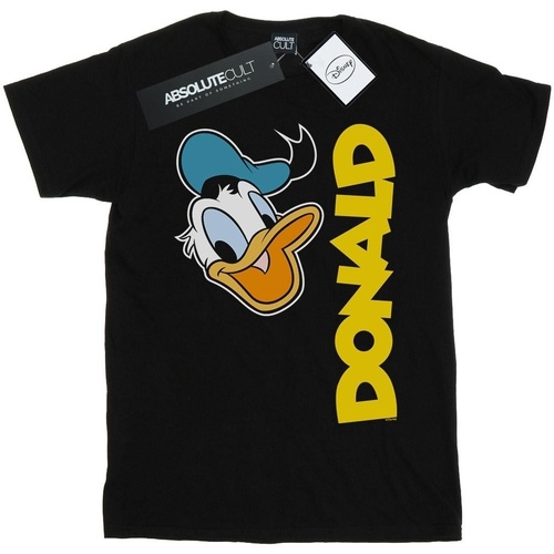 textil Niña Camisetas manga larga Disney Donald Duck Greetings Negro