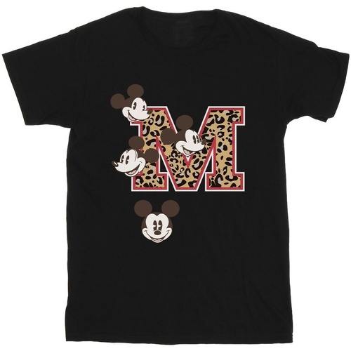 textil Niño Camisetas manga corta Disney Mickey Mouse M Faces Negro