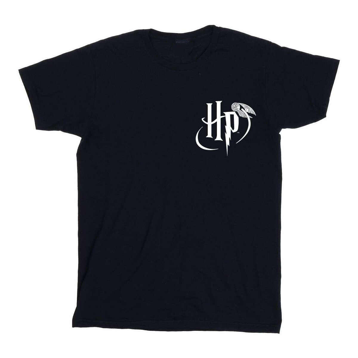 textil Hombre Camisetas manga larga Harry Potter Logo Pocket Azul