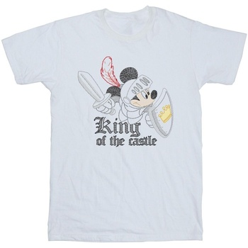 textil Niño Tops y Camisetas Disney Mickey Mouse King Of The Castle Blanco