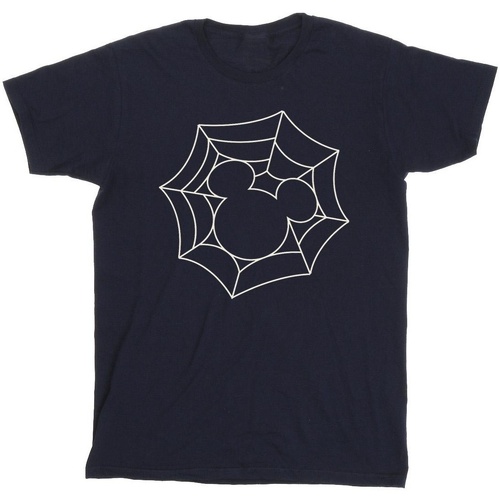 textil Niño Camisetas manga corta Disney Mickey Mouse Spider Web Azul