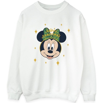 textil Mujer Sudaderas Disney Minnie Mouse Happy Christmas Blanco