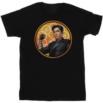 textil Niño Tops y Camisetas Marvel Shang-Chi And The Legend Of The Ten Rings Ten Ring Pose Negro