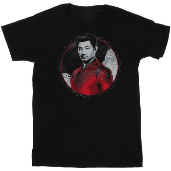 textil Niño Camisetas manga corta Marvel Shang-Chi And The Legend Of The Ten Rings Red Ring Negro