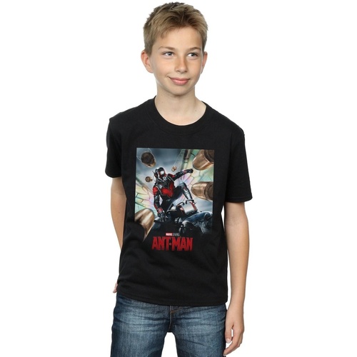 textil Niño Camisetas manga corta Marvel Studios Ant-Man Poster Negro
