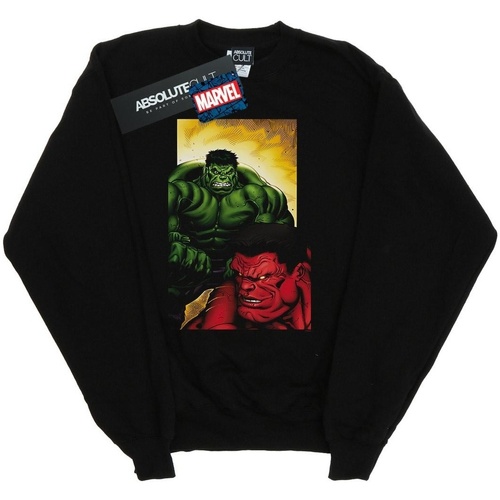 textil Niña Sudaderas Marvel Red Hulk Vs Green Hulk Negro