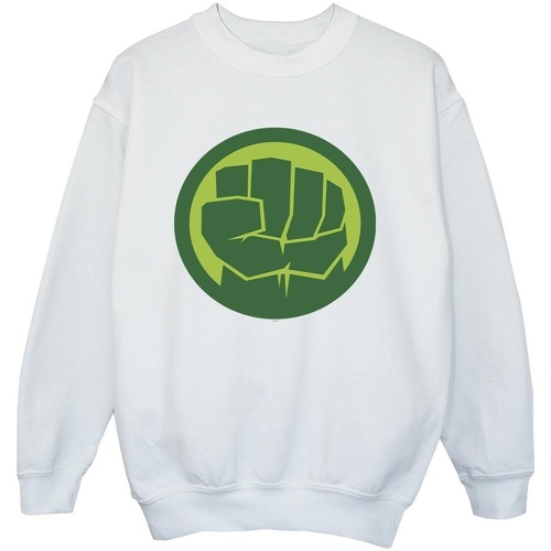 textil Niño Sudaderas Marvel Hulk Chest Logo Blanco