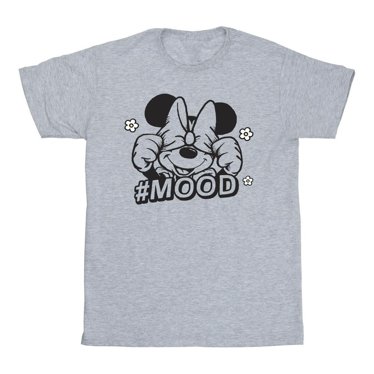 textil Niña Camisetas manga larga Disney Minnie Mouse Mood Gris