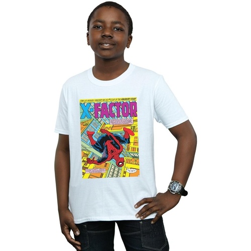 textil Niño Camisetas manga corta Marvel Spider-Man X Factor Cover Blanco