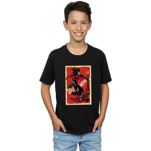 textil Niño Tops y Camisetas Marvel Spider-Woman Fight Negro