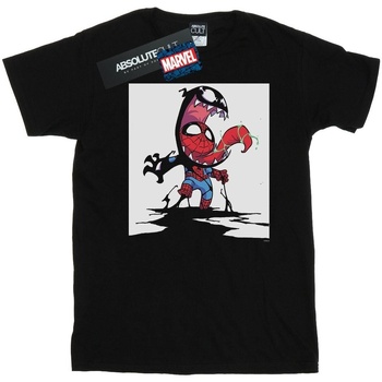 textil Niño Camisetas manga corta Marvel Spider-Man Venom Cartoon Negro