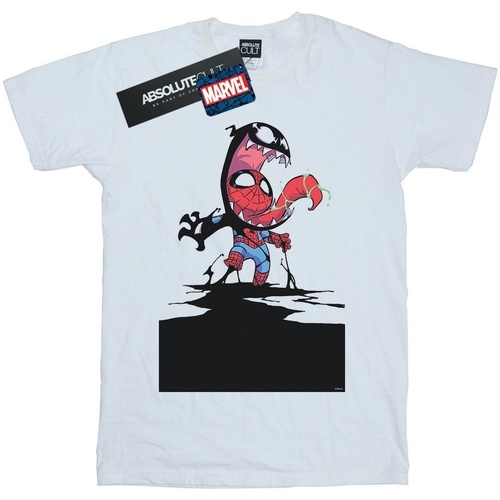 textil Niño Camisetas manga corta Marvel Spider-Man Venom Cartoon Blanco