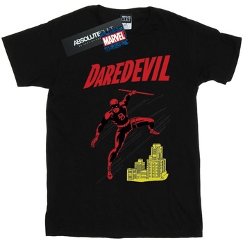 textil Niño Camisetas manga corta Marvel Daredevil Rooftop Negro