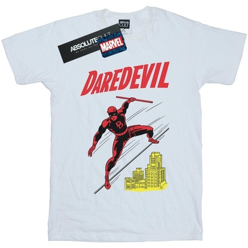 textil Niño Camisetas manga corta Marvel Daredevil Rooftop Blanco